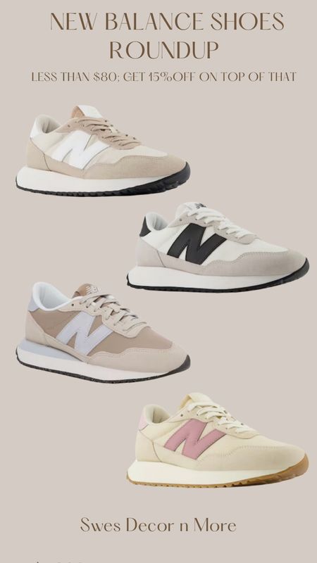 New balance 237 shows roundup! #shoes #newbalance #sale #neutralshoes #womenshoes #dswfind #dsw

#LTKshoecrush #LTKfindsunder100 #LTKsalealert