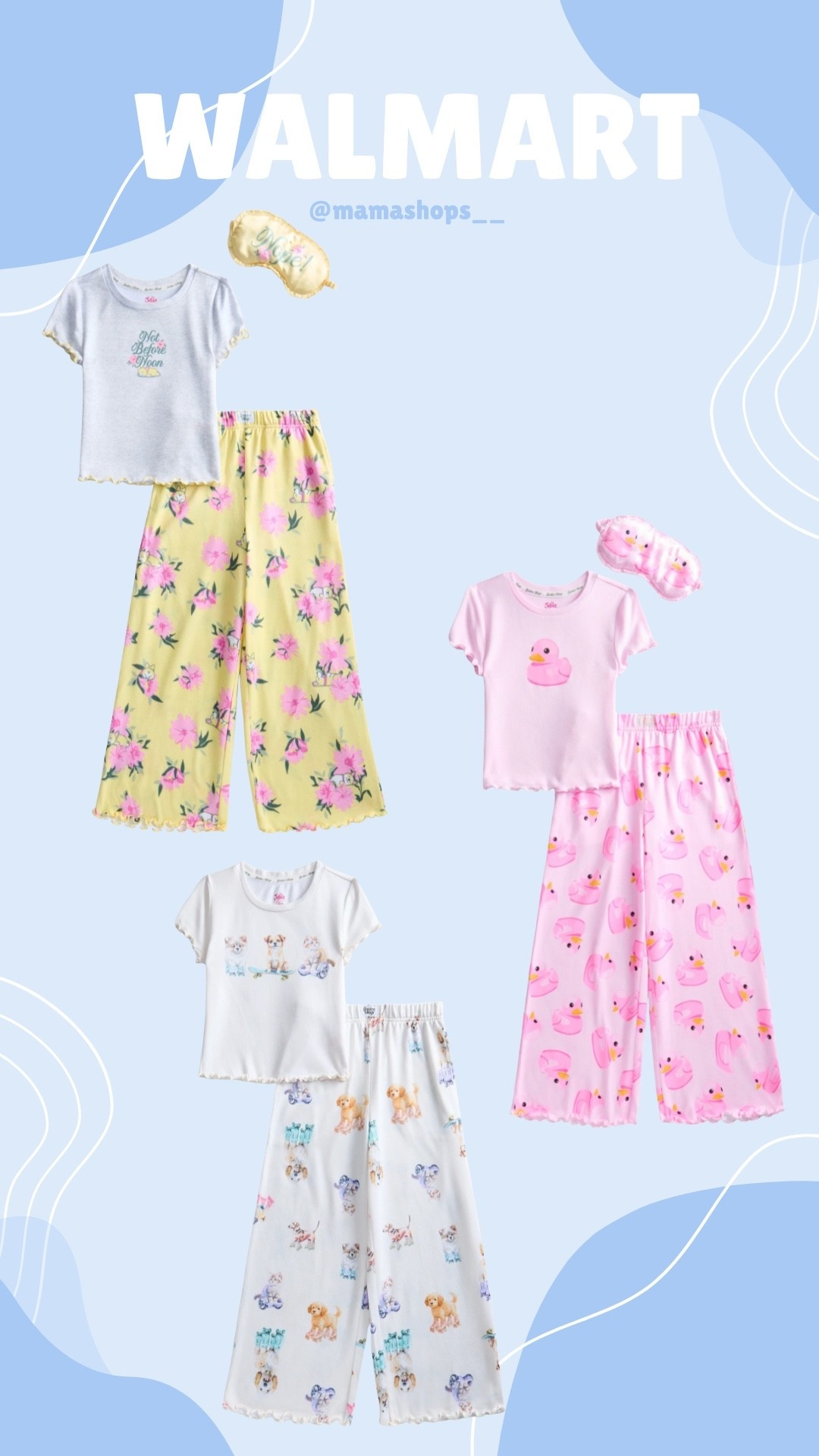 Summer vibe 3pc pajama sets for girls 💖✨

Find them at Walmart, linked items here 🔗🛍️

#LTKSeasonal #LTKKids #LTKHome