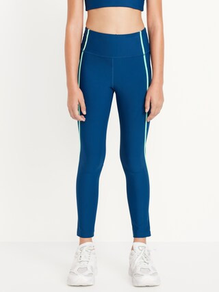 High-Waisted PowerSoft 7/8-Length Performance Leggings for Girls | Old Navy (US)