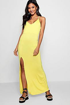 Strappy Back Maxi Dress | Boohoo.com (US & CA)