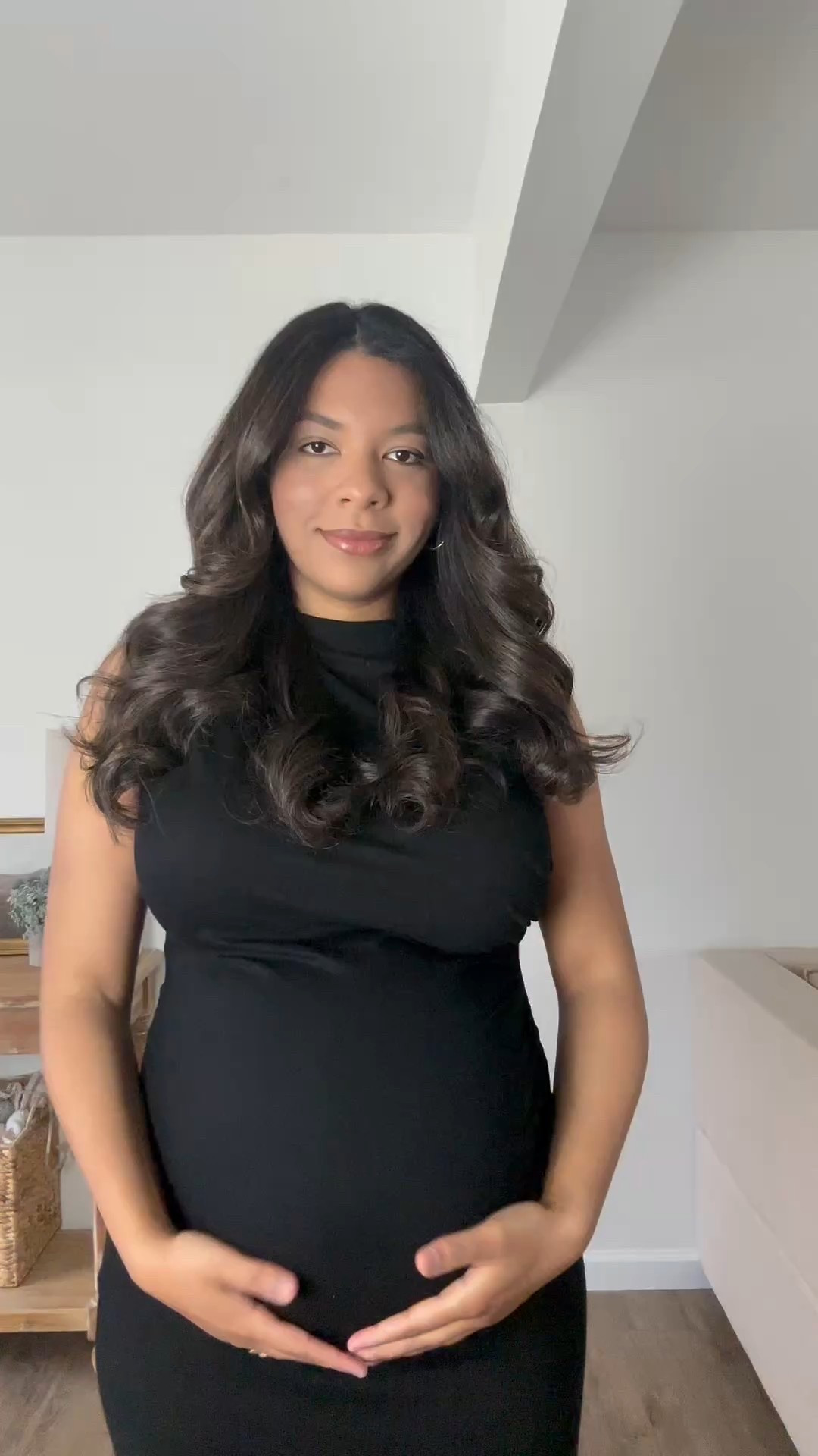 38 weeks pregnant trying on Amazon dresses! Love this one bump friendly pregnancy fashion- casual style- outfit inspo 

#LTKSaleAlert #LTKFindsUnder100 #LTKBump