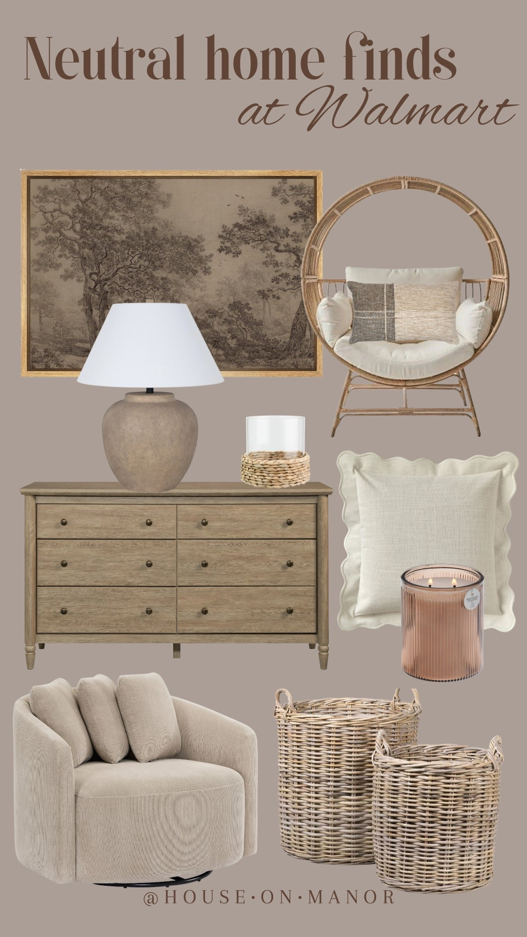 Neutral home finds at Walmart🤎

#LTKHome #LTKStyleTip #LTKFindsUnder100