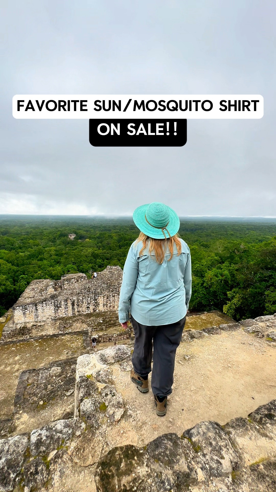 My favorite sun and mosquito protectant long sleeve shirt for hiking is on sale!!

30% OFF!!

This was the perfect breathable shirt for hiking to protect from sun and lots of mosquitoes in the jungle of Mexico! 

Travel outfit | hiking outfit | hiking shirt | sun shirt | mosquito shirt | Mexico travel | sale alert 

#LTKSaleAlert #LTKWatchNow #LTKTravel