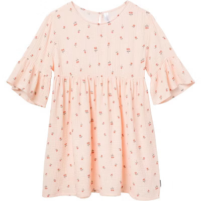 Modern Moments™ by Gerber Mommy and Me Adult Girls' Gauze Dress, Light Pink Daisies, X-Large | Target