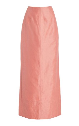Mary Linen-Blend Column Maxi Skirt | Moda Operandi (Global)