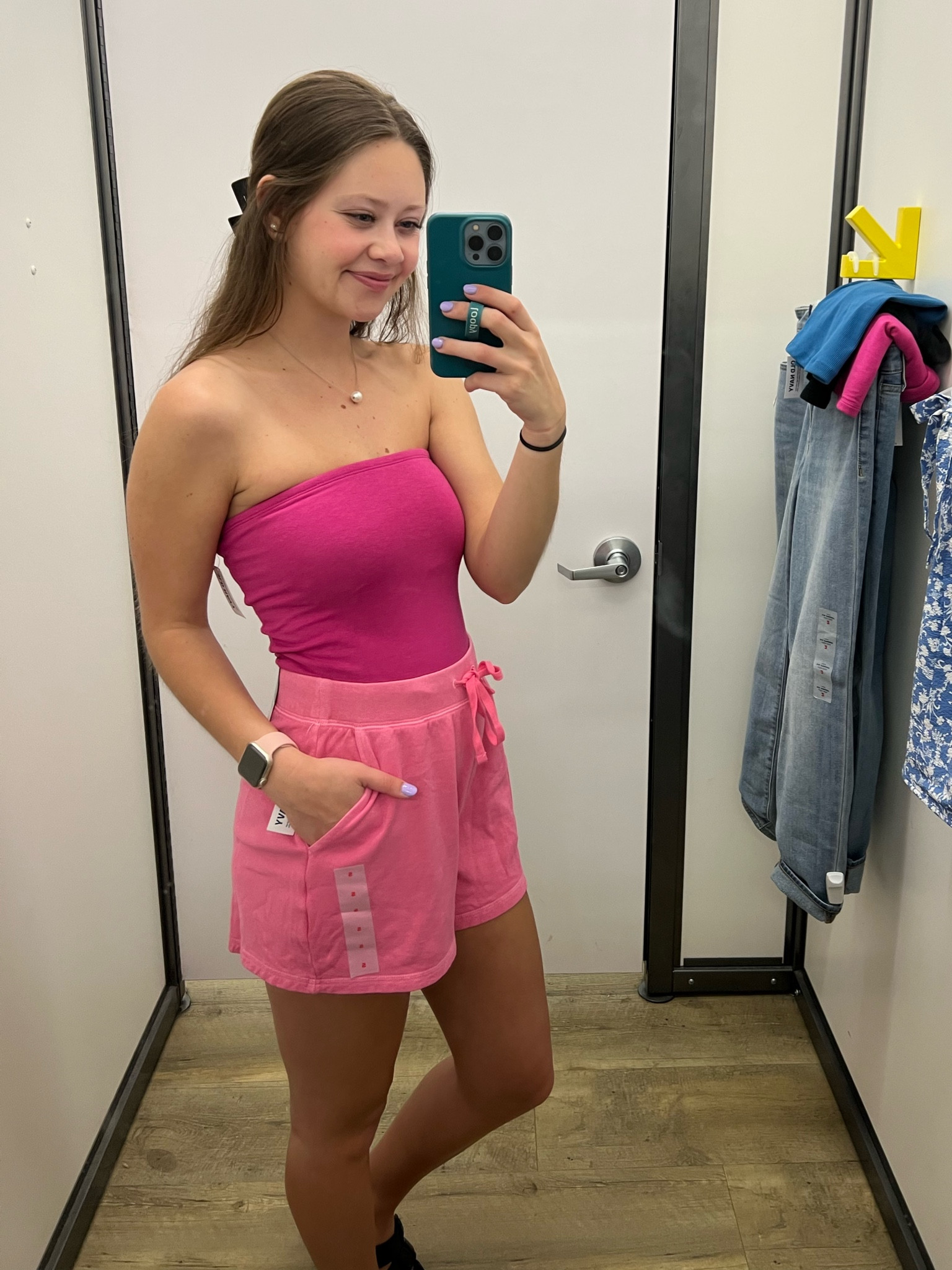 Spring & summer outfit from Old Navy! Wearing a M in the tube top and a size S in the bottoms! 

#LTKfit #LTKstyletip #LTKSeasonal