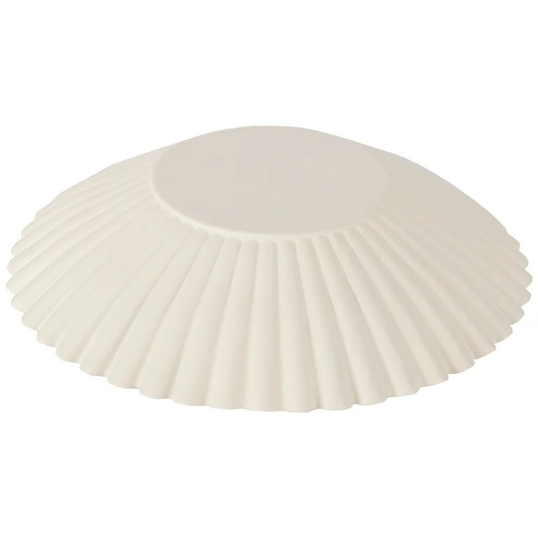 Better Homes & Garden off White Tabletop Decorative Ribbon Design Bowl | Walmart (US)