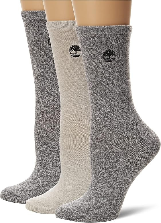Timberland womens 3-pack Super Soft Crew Length Socks | Amazon (US)