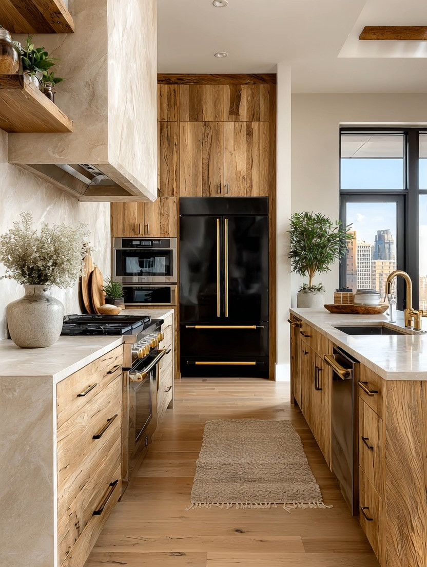 Statement appliances are officially defining 2026 kitchens…

As we move away from pure minimalism into richer, more expressive interiors, details like this black and gold refrigerator are becoming the focal point—not just functional, but beautifully intentional.

Set against warm wood cabinetry and timeless marble countertops, this combination creates the perfect balance of bold and classic. It’s the kind of upgrade that instantly transforms your kitchen from standard to designer-level.

Not ready to commit to a full appliance swap? Start smaller.

Black and gold accents—from faucets and hardware to coffee machines, microwaves, and even knife sets—can give you that same elevated look without a full renovation.

This is how modern kitchens are evolving: layered, warm, and unapologetically stylish.

Explore our curated black and gold appliance options—product selections linked below.

#kitchendesign #homedecorideas #modernkitchen #interiorinspo 

 #LTKHome