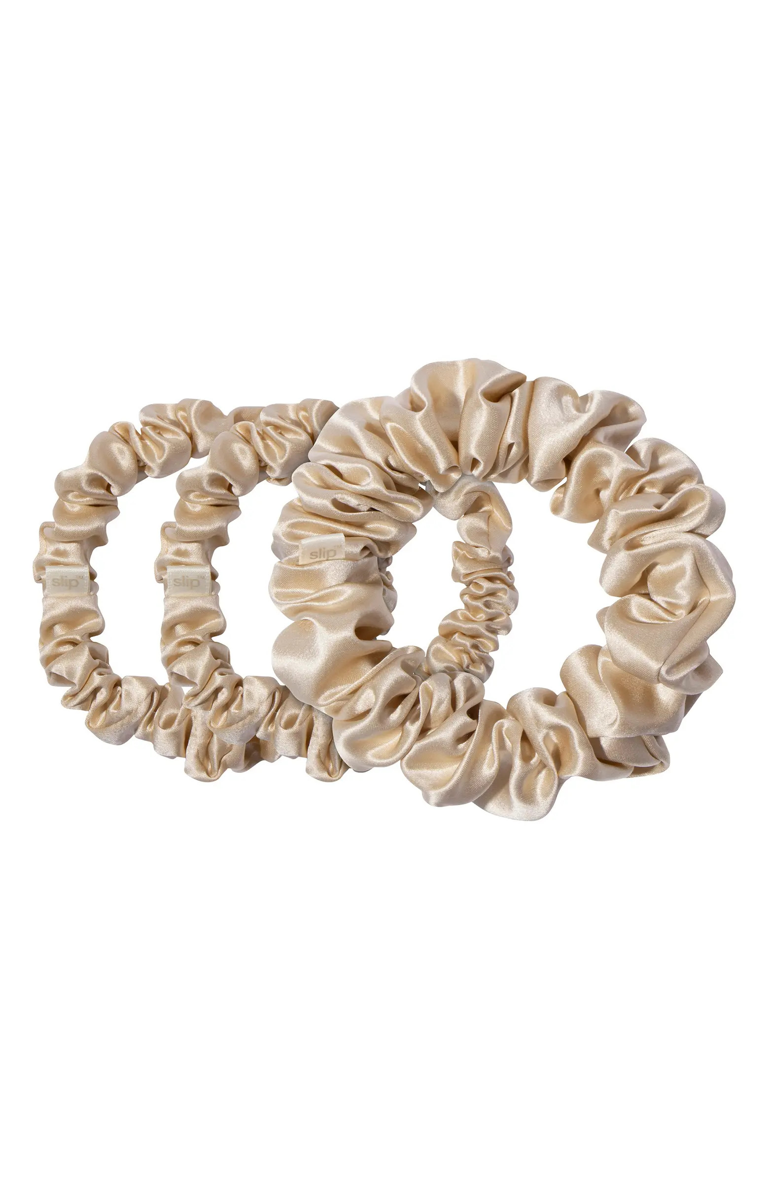 3-Pack Large & Small Silk Scrunchie Set | Nordstrom