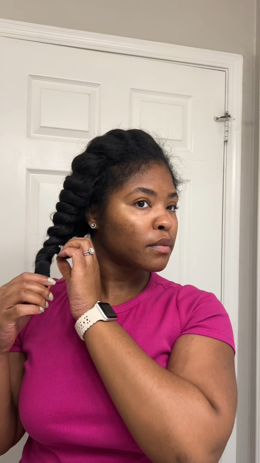 Heatless curls + hairspray 
My curling headband gives me the perfect Heatless curls. To make my curls last a little longer in the heat I use a water free hairspray  

#LTKBeauty #LTKStyleTip #LTKFindsUnder100