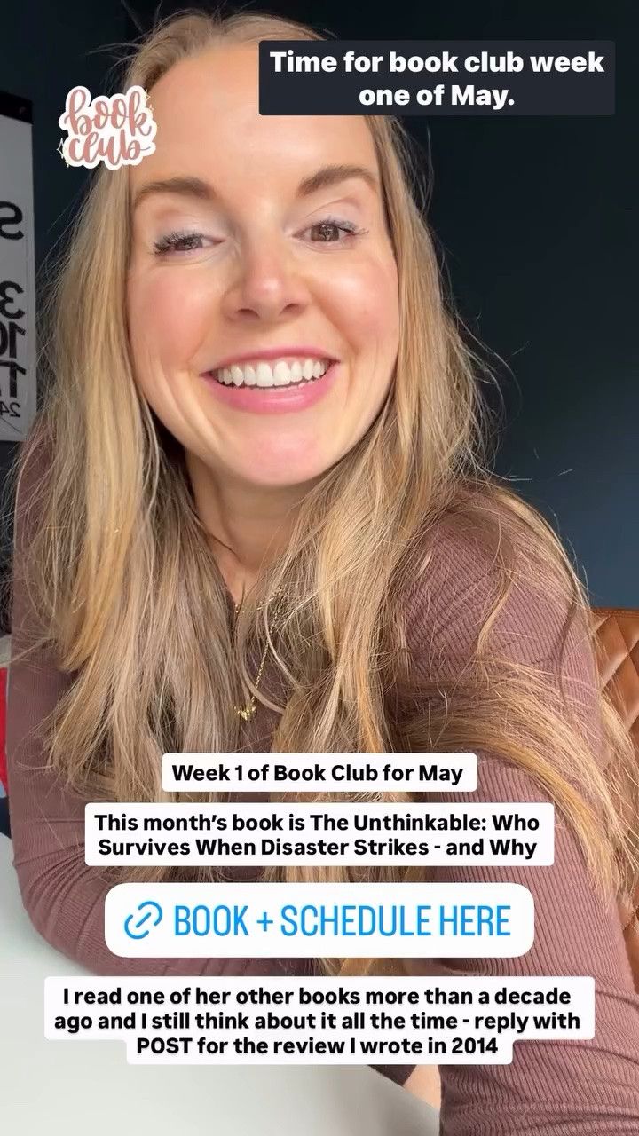 Week 1 of Everyday Reading Book Club for May