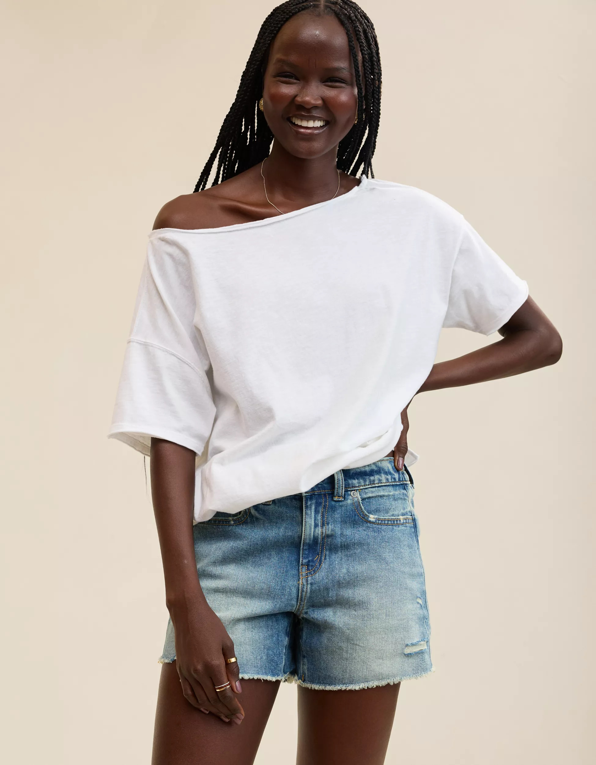 Aerie Daydream Denim Short | Aerie