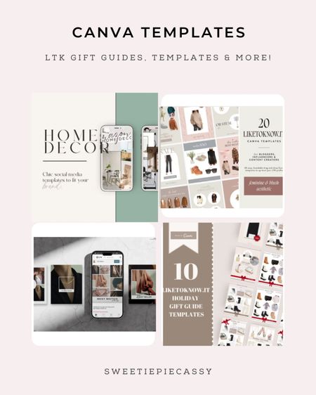 Etsy; Downloadable Templates for LTK- gift guides, personal aesthetic & more! 📲 

For under $50, you can get everything you need from a ton of these packages. From gift guides to super customizable templates, there’s something to fit all! They can be used for LTK, blogging, Instagram &!other media platforms as well! Dont forget to checkout my ‘DIGITAL’ highlight for more of my favourites too!💫


#LTKHoliday #LTKhome #LTKfindsunder50