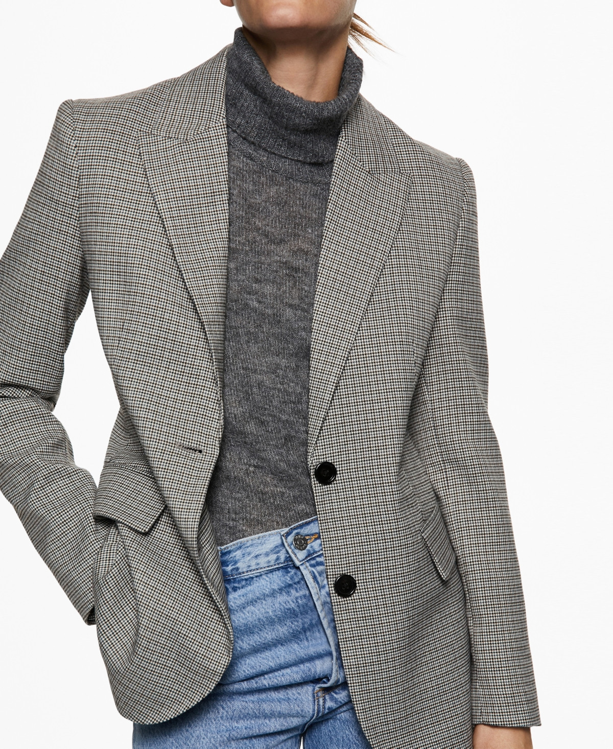 Mango Women's Houndstooth Blazer | Macys (US)