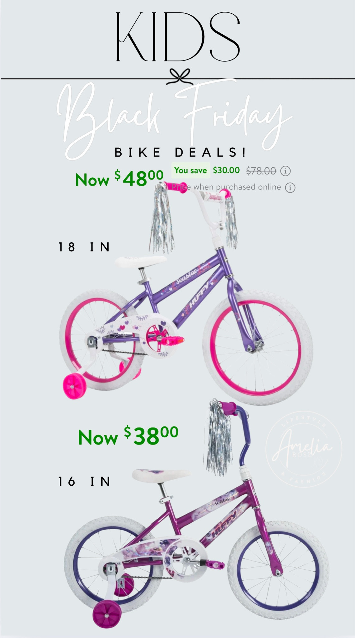 Little kids bikes on major markdown!! Linked the boy options too, as well as the 20in option! 

#LTKCyberWeek #LTKGiftGuide #LTKKids