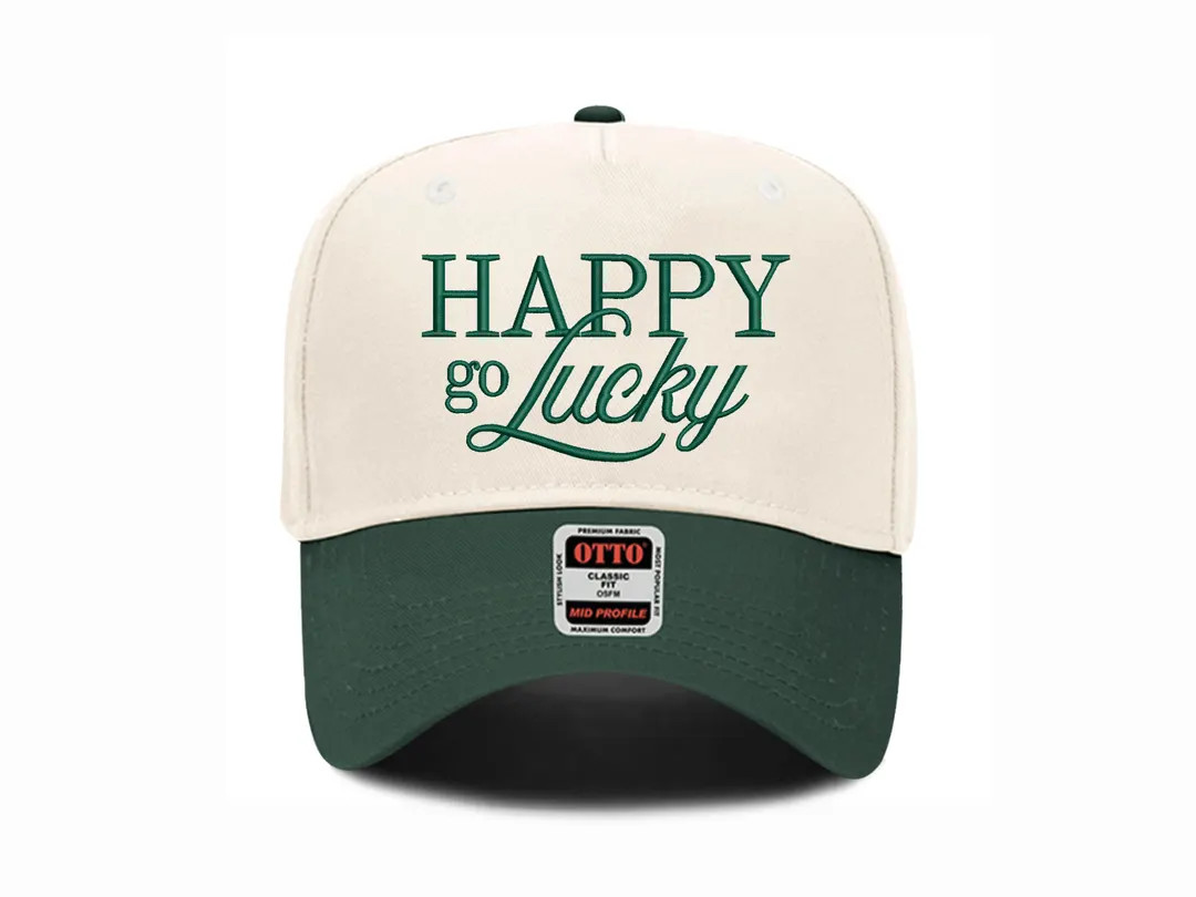 St. Patrick’s Day Hat Luck Embroidered Hat for St. Patrick's Day Gift for Her Unisex Hat for St... | Etsy (US)