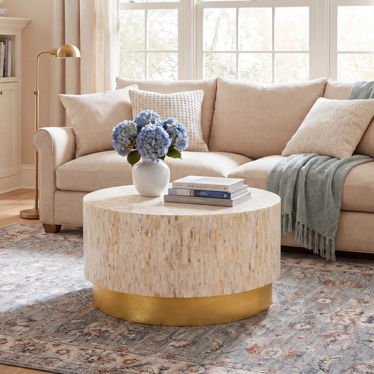 Bavani Round Drum Coffee Table | Wayfair North America