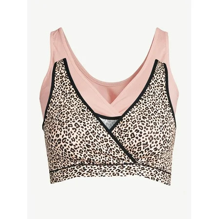 Joyspun Women s Maternity Wrap Front Nursing Bra 2-Pack Sizes S to 3X | Walmart (US)