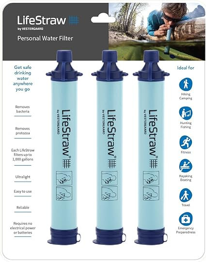 LifeStraw Personal Water Filter for Hiking, Camping, Travel, and Emergency Preparedness | Amazon (US)