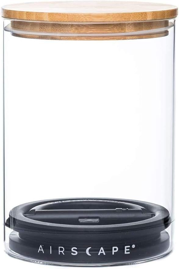 Airscape Glass Food Storage Canister - Patented Airtight Lid Preserves Food Freshness, Glass Stor... | Amazon (US)
