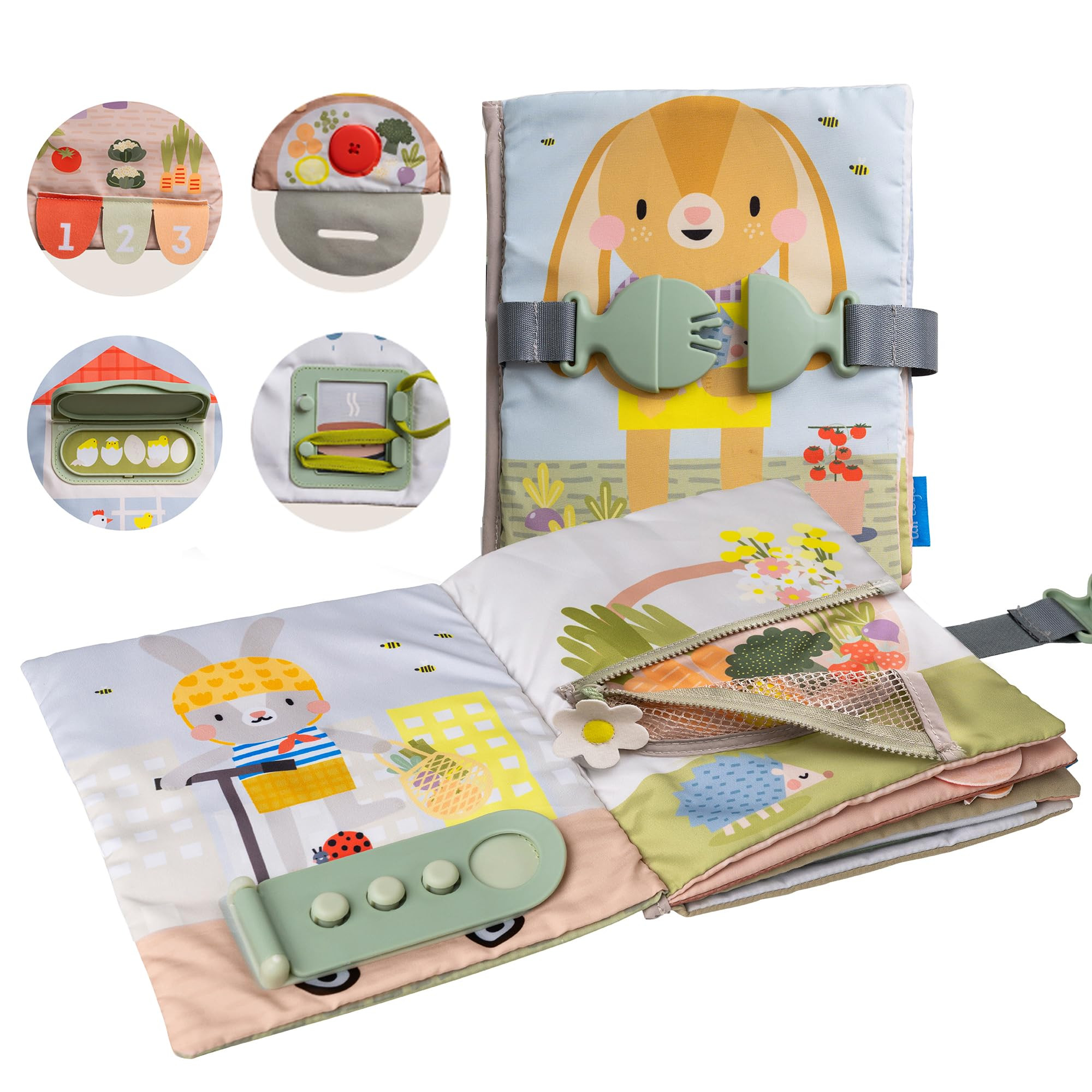 Taf Toys Montessori Toys for 1 2 3 Year Old Activity Book, Preschool Learning Activities for Todd... | Amazon (US)