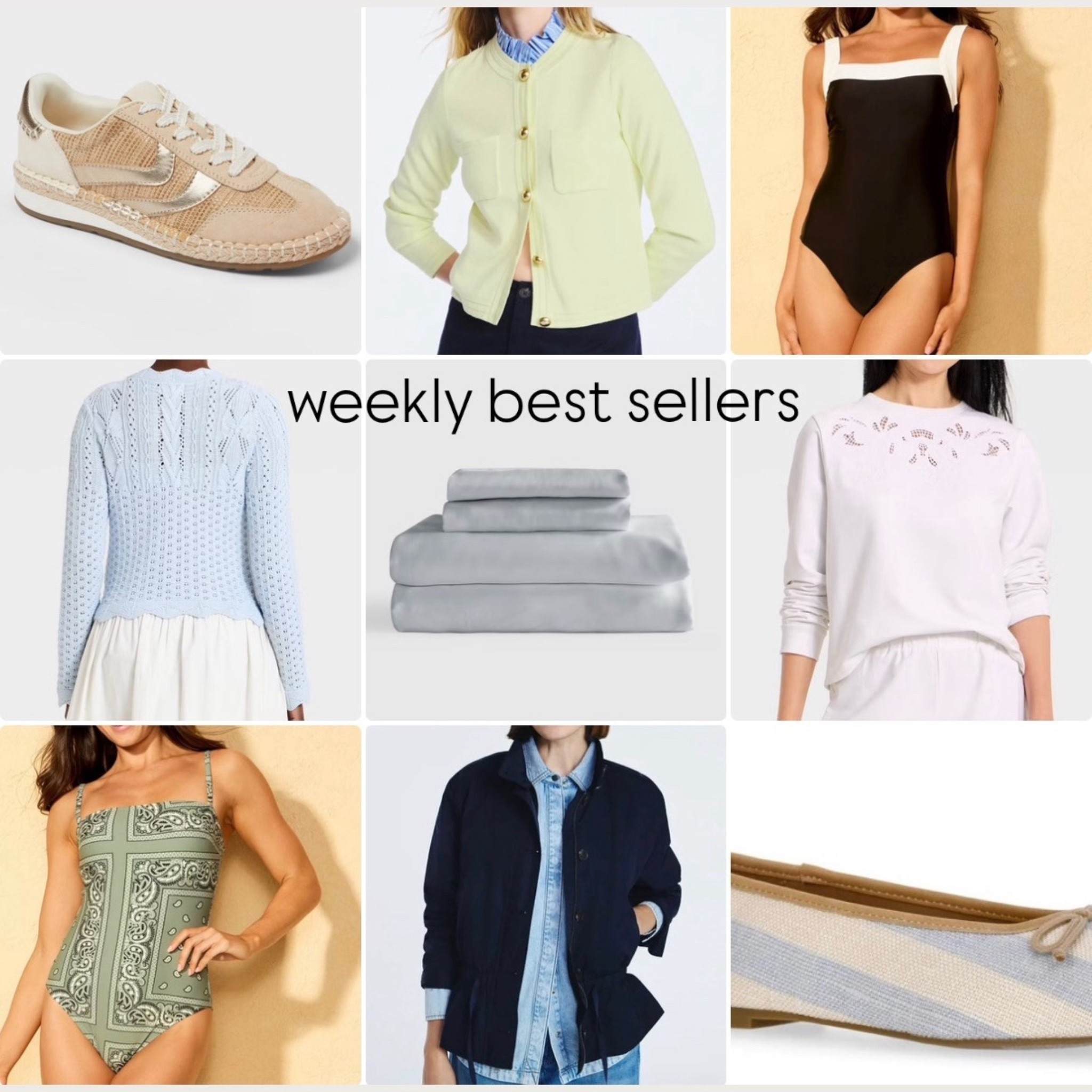 Weekly Best Sellers - Target, Walmart, quince 