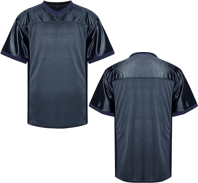 MESOSPERO Blank Football Jerseys for Men,Mesh Polyester Plain Football Shirt Pullover Sports Clot... | Amazon (US)