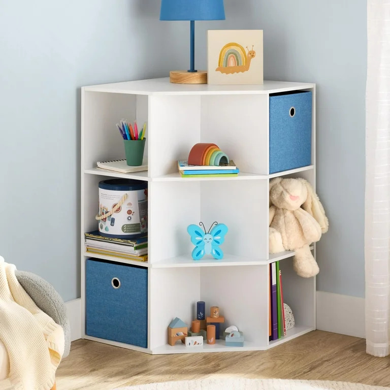 Mainstays Corner Cube Storage Organizer, White | Walmart (US)