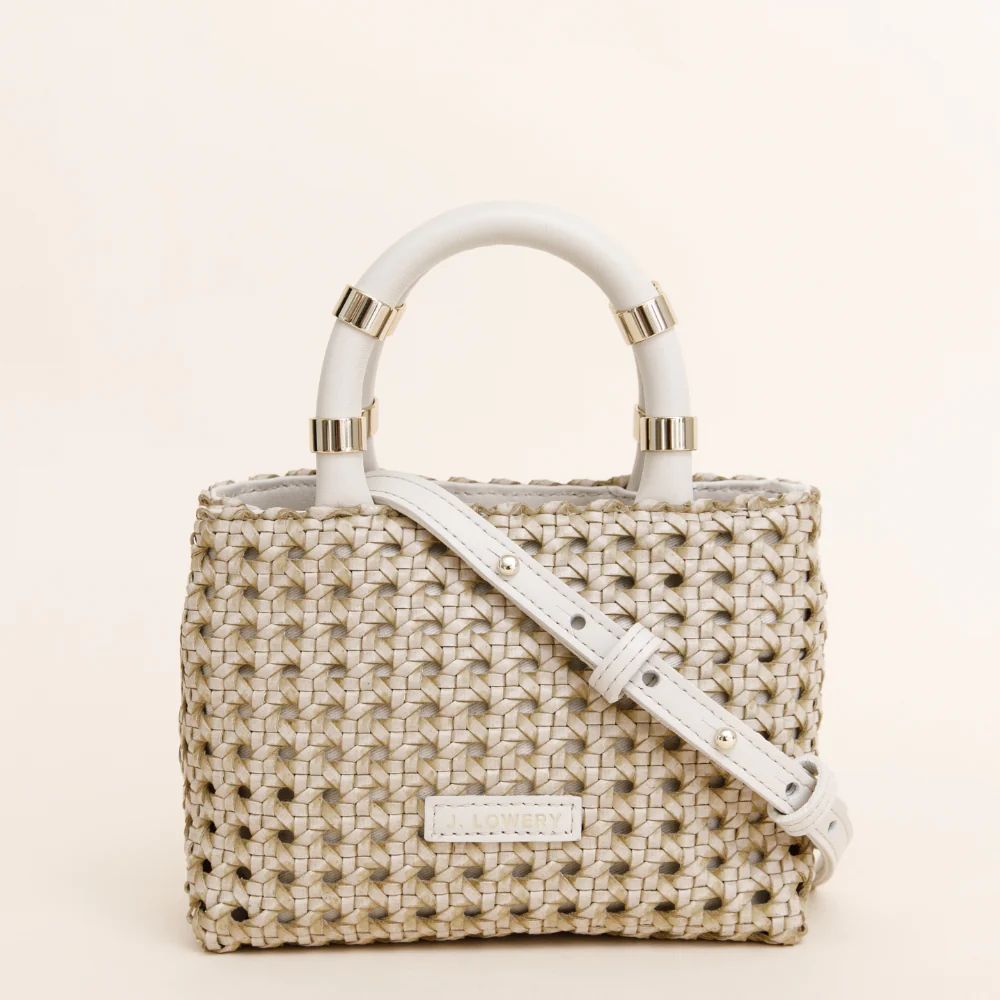 J. LOWERY MINI WILLIAM Tote | White | J. LOWERY