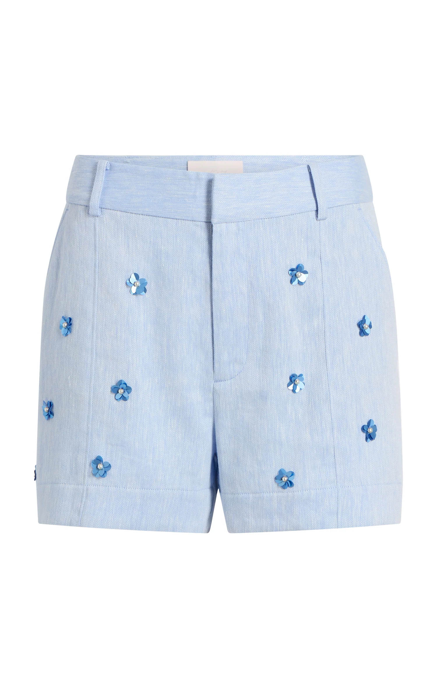 Pearl Ditsy Linen Suiting Tora Short | Cinq à Sept
