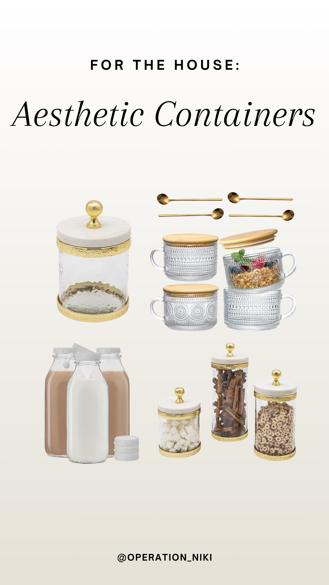 There’s just something about everything being organized AND looking pretty! 😍 Aesthetic containers have been my go-to for keeping things tidy and stylish in every corner: clear ones for the fridge, cute jars for the coffee bar, sleek bins for the laundry room, and versatile storage for the bedroom. It’s the perfect mix of function and beauty—because why shouldn’t your space look as good as it works? ✨ 

Follow for more @OPERATION_NIKI on IG, TikTok, & Facebook sahm, mom essentials, coffee bar, home must haves, tea bar, kitchen inspo, coffee must haves, stay at home mom, coffee lover, coffee addict, coffee bar, espresso, kitchen restock

#LTKStyleTip #LTKBeauty #LTKHome