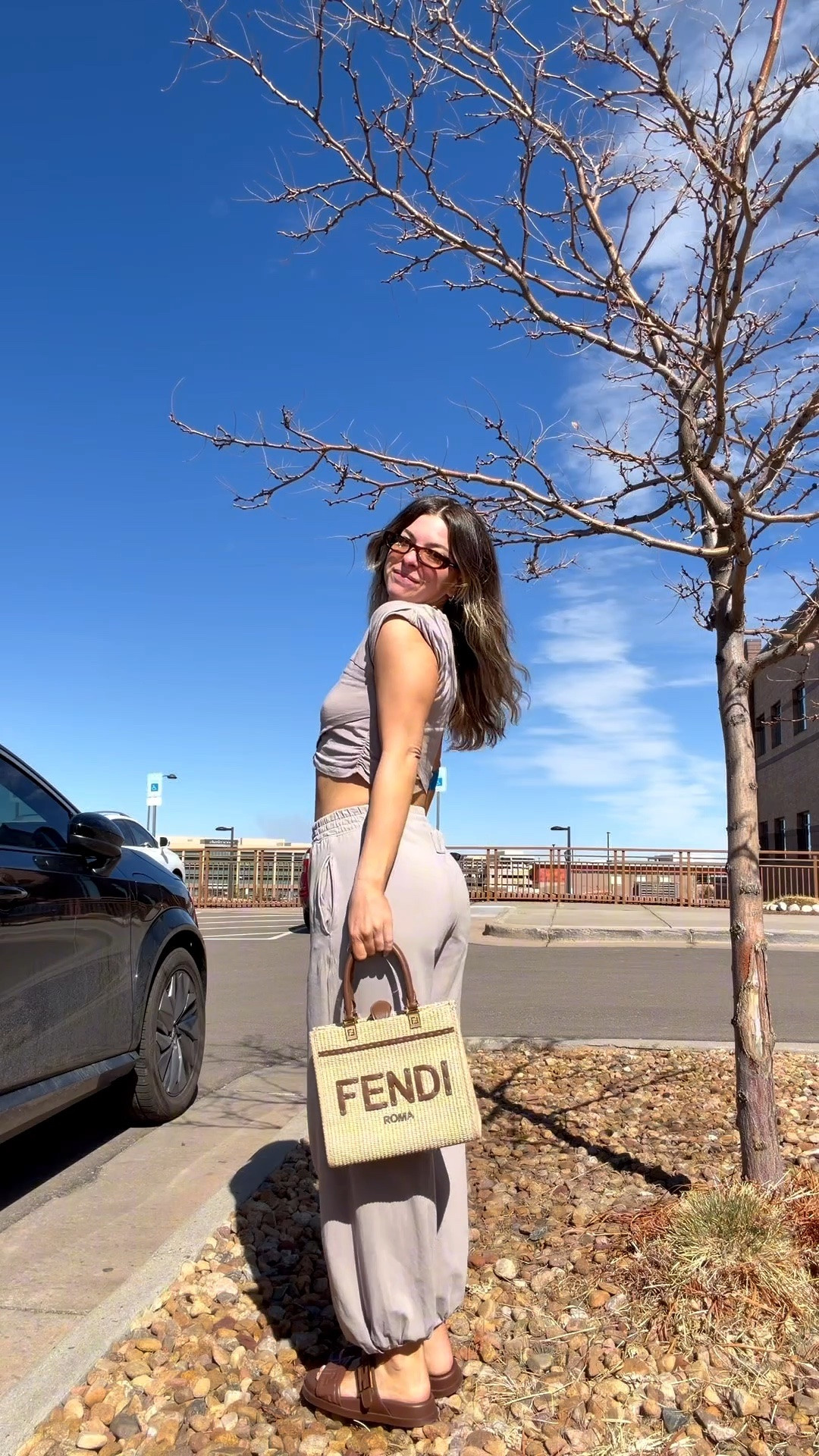 Raffia fendi bag rented from Vivrelle with tan hotshot crossover pants set. 

Vivrelle code: emersonhannon 

Wearing my usual smalls

Bag rental
Handbag
Fendi
Raffia
Summer bag
Designer handbag 


#LTKootd #LTKgrwm #LTKSeasonal