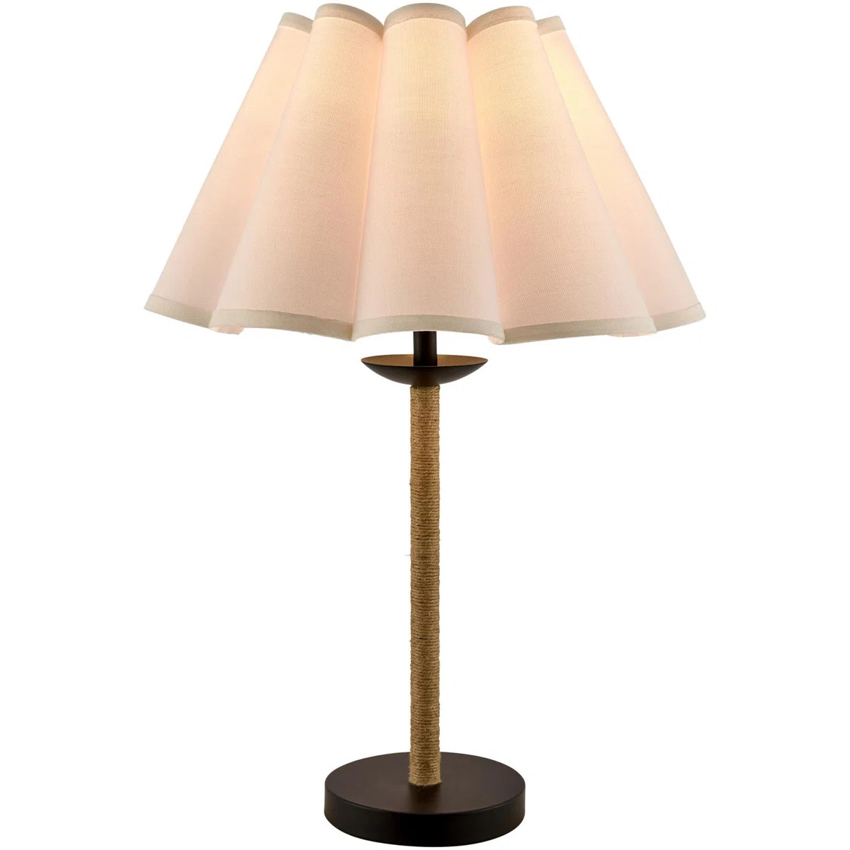 Adis Table Lamp with Pleated Shade | Wayfair North America