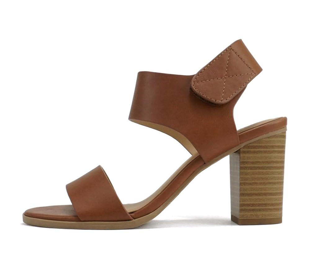 Soda Wait-A ~ Women Open Round Toe Chunky Heel Ankle Strap High Heel Dress Sandals | Amazon (US)