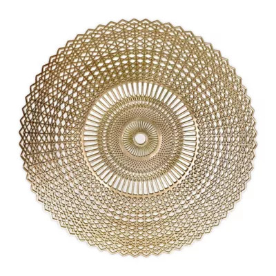 Benson Mills Cambria Placemats in Gold/Black (Set of 4) | Bed Bath & Beyond