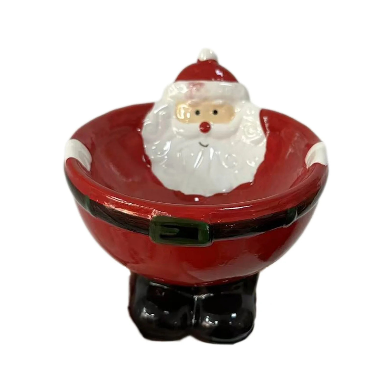 Colorful Santa Claus Design Ceramic Serving Bowl, Hand-Painted Holiday Tableware For Meals And De... | Walmart (CA)