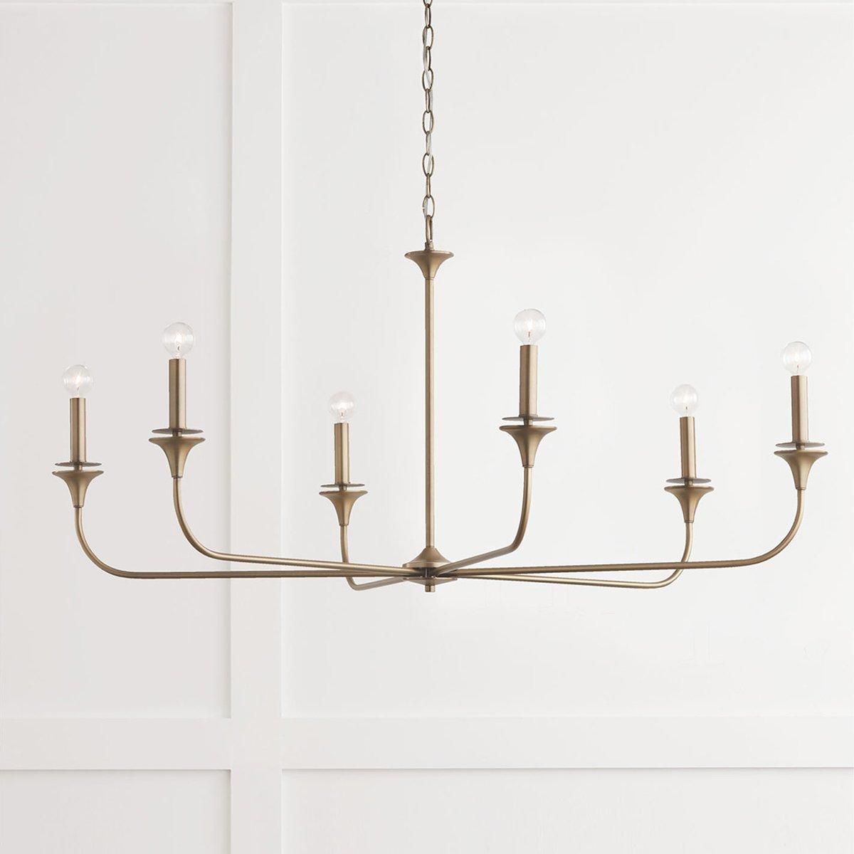 Mayhue Chandelier - 6 Light | Shades of Light