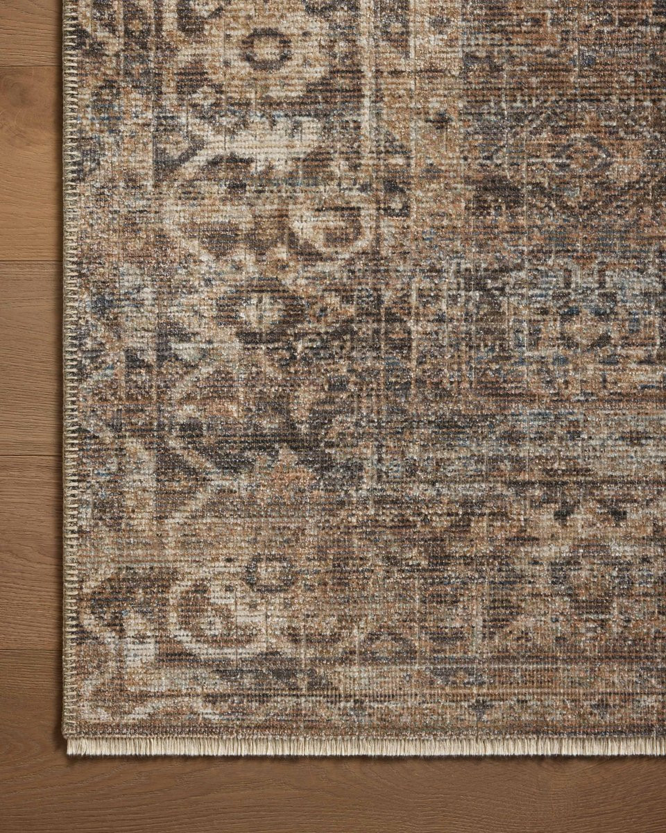 Heritage HER-07 Mocha/Denim Area Rug | Rugs Direct