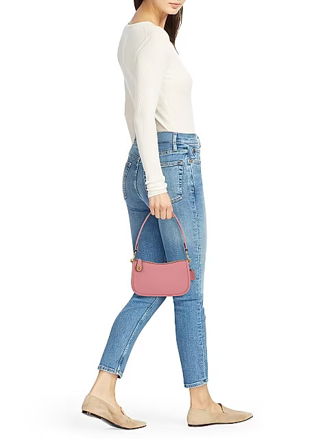 Swinger Leather Shoulder Bag | Saks Fifth Avenue