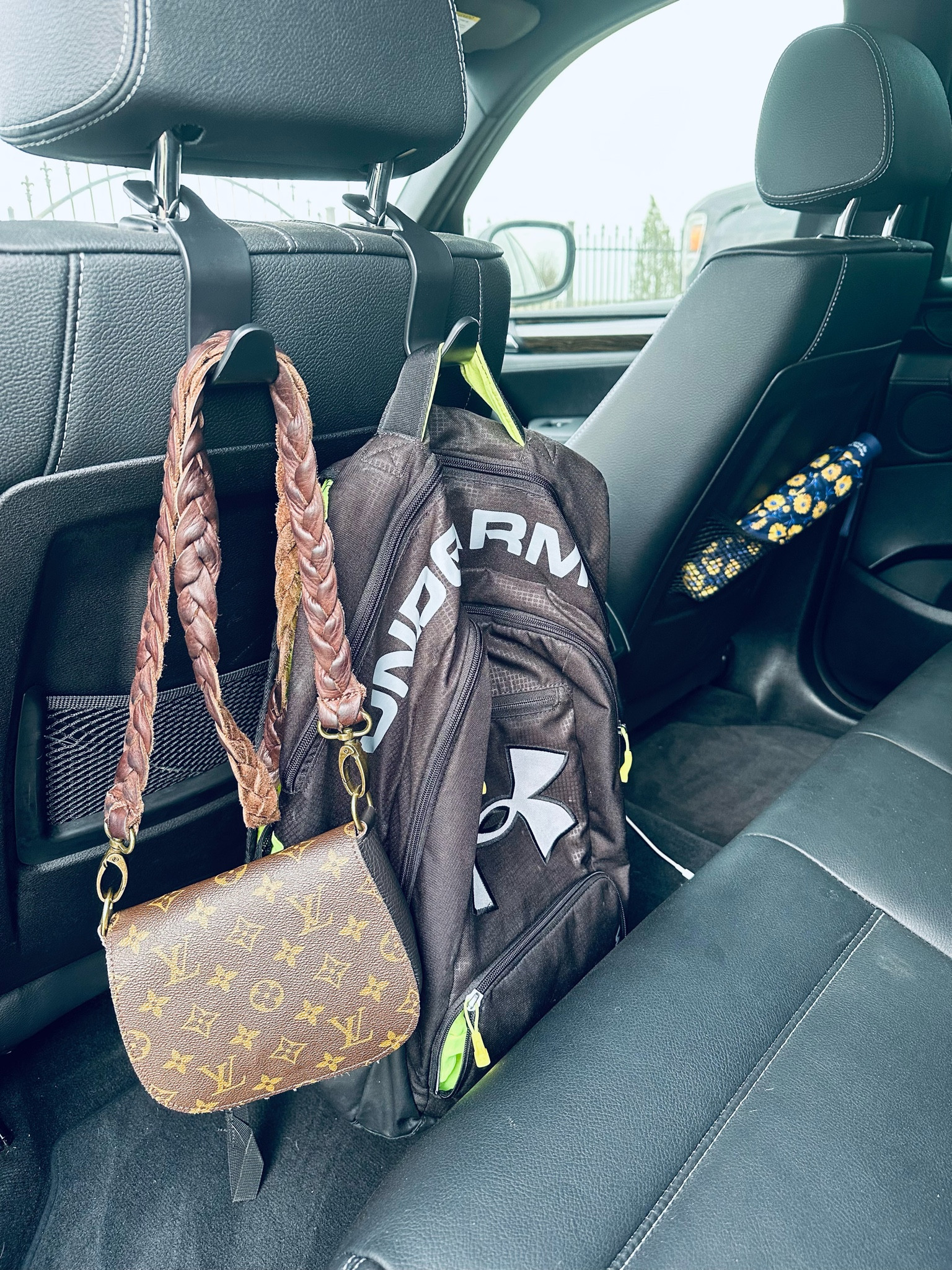 Car hooks for purse bag backpack! 
Amazon find 😍 

Also my hand bag is from vintage boho bags and they repurpose real LV leather into really cool and unique custom bags for a fraction of the price ;) 

#LTKkids #LTKhome #LTKtravel