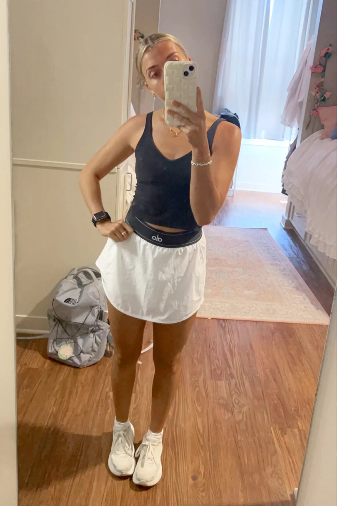 Match Point Tennis Skirt - White