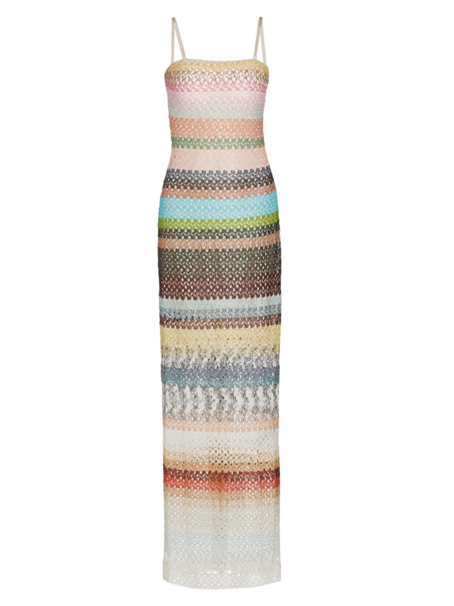 Crochet Knit Convertible Slipdress | Saks Fifth Avenue