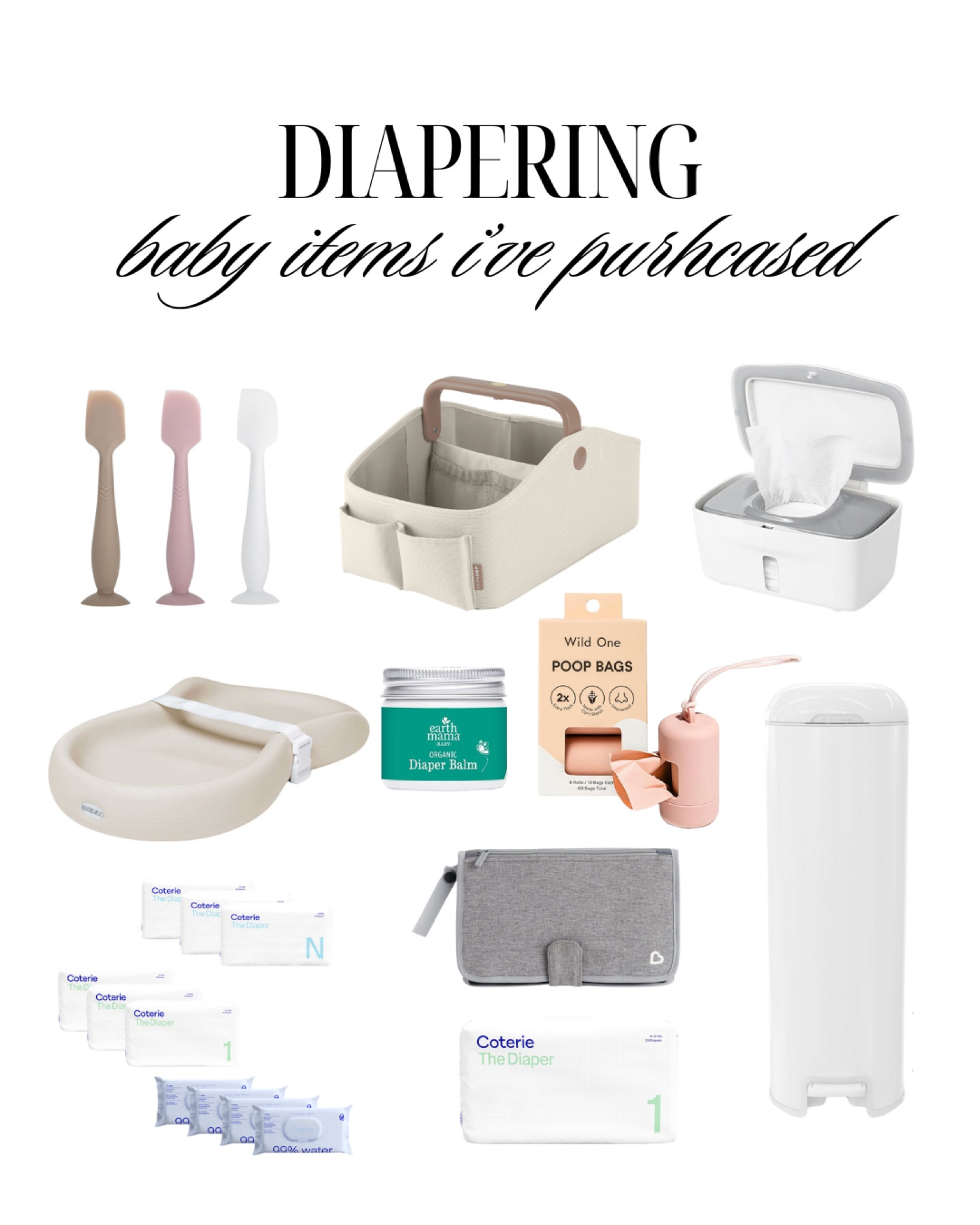 Diapering: Baby items I’ve purchased 🫶🏼

#LTKBaby #LTKBump