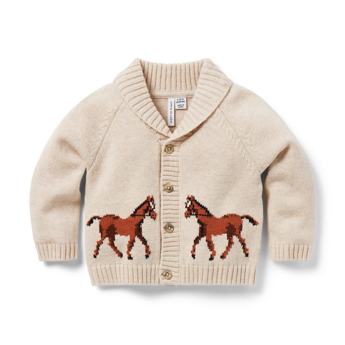 The Horse Show Baby Cardigan | Janie and Jack