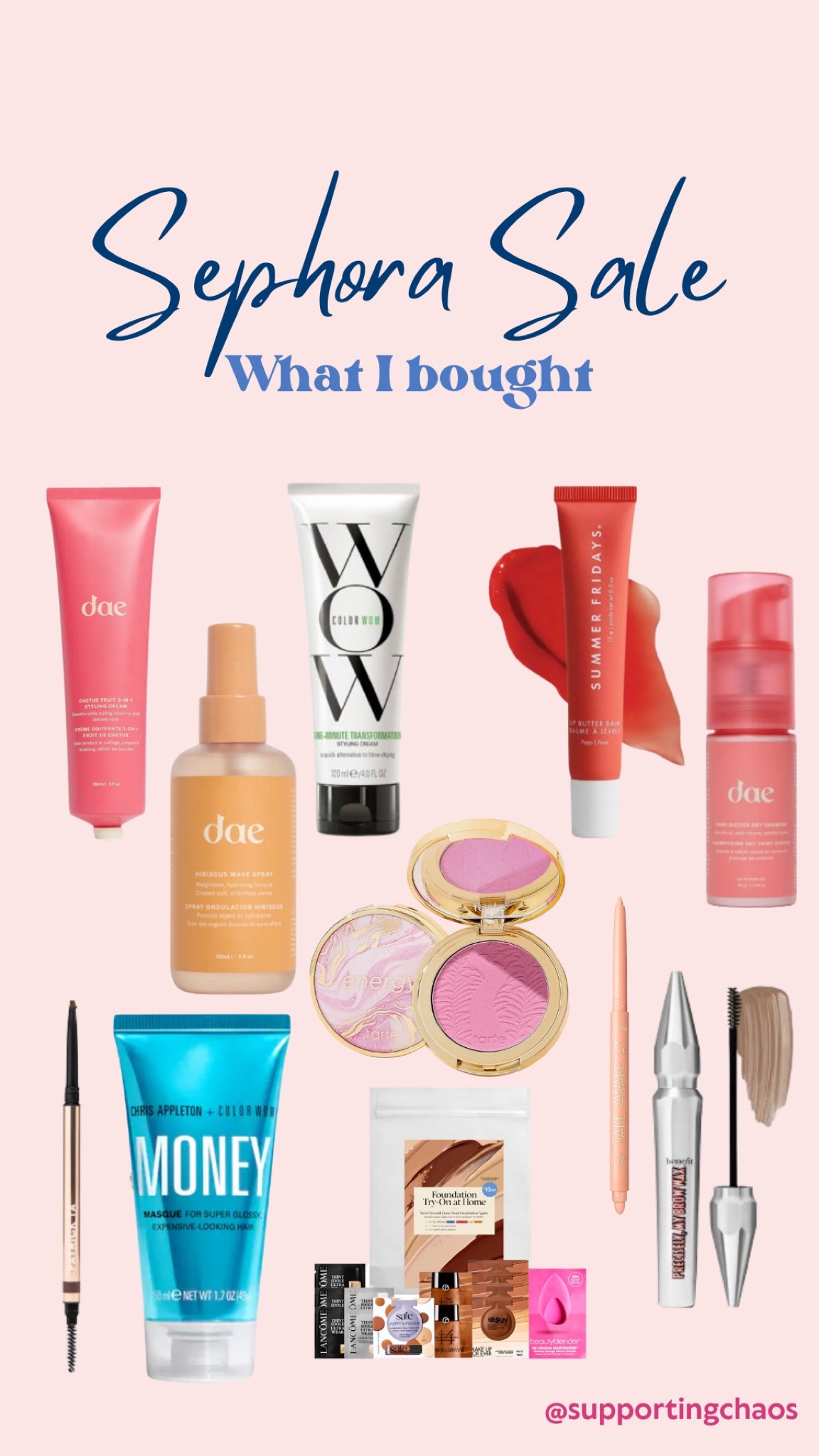 What I bought— Sephora sale & let’s talk about it!

Repurchases (my ride or dies): 

CA Money Leave in conditioner 

DAE styling cream

DAE wave spray

Wow 1 min transformation- use on dry hair in between washes!! 

Summer Fridays Lip Gloss- perfect tint



#LTKxSephora