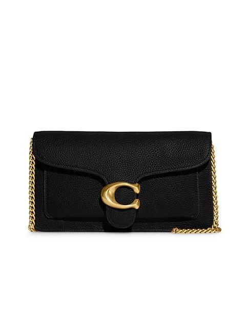 Tabby Leather Clutch-On-Chain | Saks Fifth Avenue