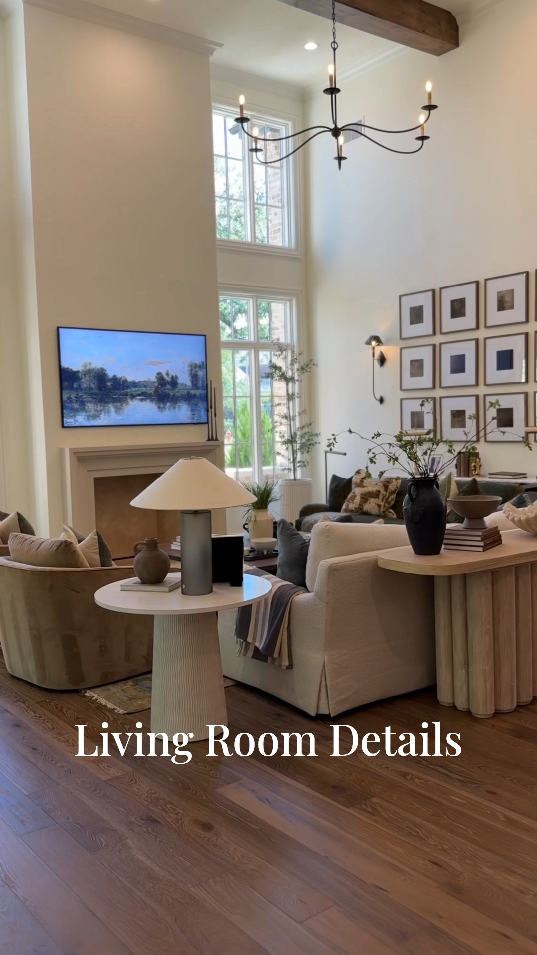 Living Room Details. Sofas are custom: order through Cambridge Design
Paint: “Simply White"

#LTKFamily #LTKHome