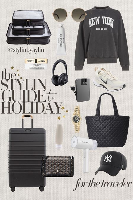 STYLIN GUIDE- Holiday edition! Gifts for the traveler, gift guides, gifts for her, travel, holiday gift ideas, StylinbyAylin

#LTKunder100 #LTKtravel
