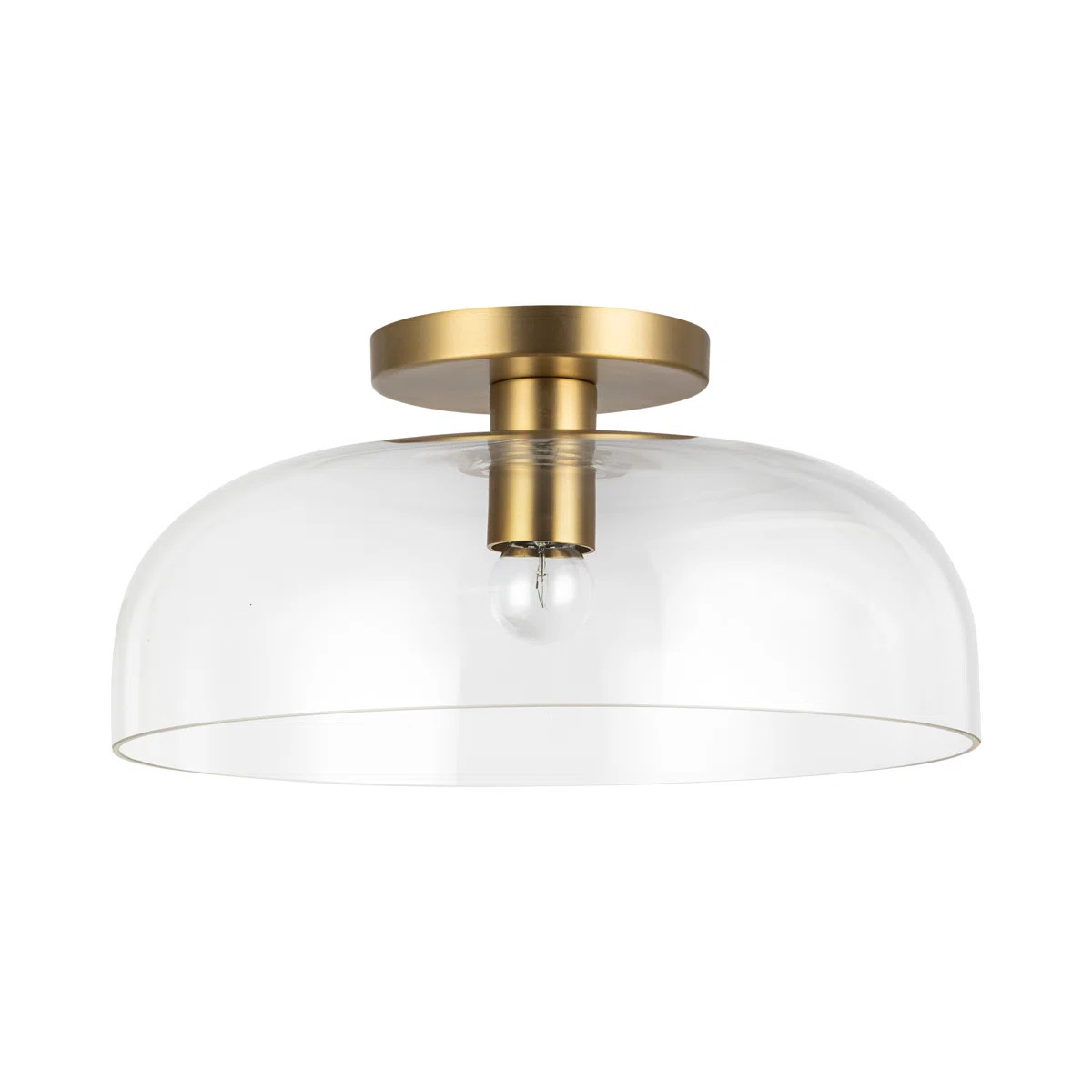Blakehurst Glass Semi Flush Mount | Wayfair North America